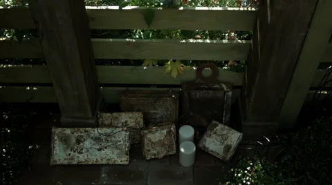 Antique gazebo Video stock 63432385