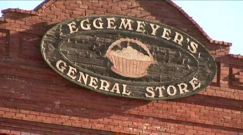 Antique general store sign Stock-Footage 567461