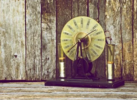 Antique generator. Stock Photos