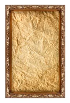 Antique gold frame Stock Photos