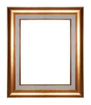 Antique gold frame Stock Photos