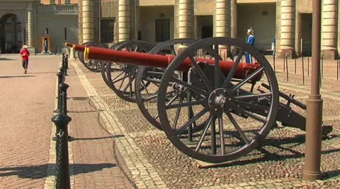 Antique Guns Stock Footage 8927785