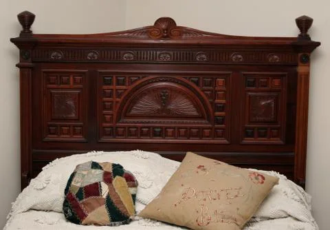Antique Headboard Stock Illustration