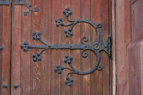 Antique Hinge Stock Photos