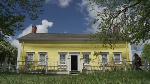 Antique house Video stock 63923926