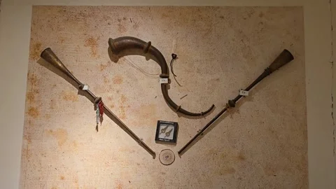 The Antique Instruments of Uttarakhand Stock Footage 313564781