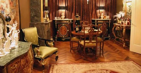 Antique interior Stock Photos