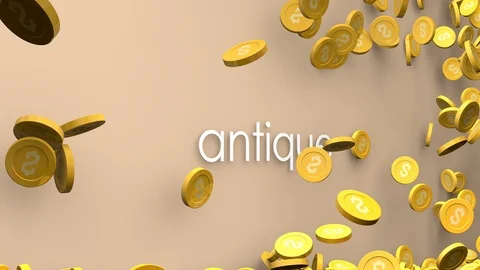 Antique item value increase Stock Footage 106556045