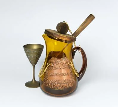 Antique jar 스톡 사진