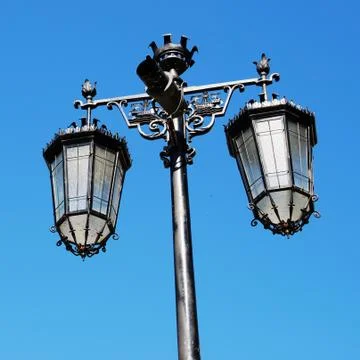 Antique lamp post Stock Photos