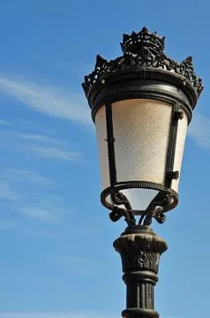 Antique lamp post Stock Photos