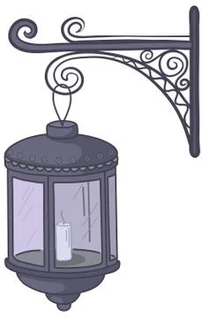 Antique lantern Stock Illustration