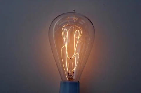 Antique light bulb Stock Photos