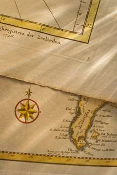 Antique map Stock Photos