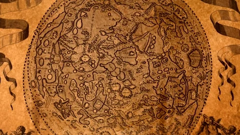 Antique Mediterranean Map 库存影片 331954684