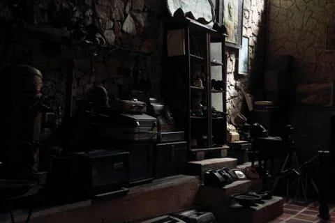 Antique Objects &amp; Paintings Stock Photos