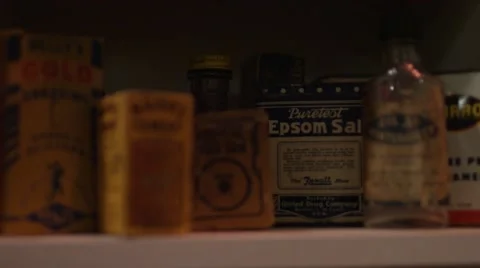 Antique, Old Packaging Stock Footage 51868008