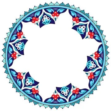 Antique Ottoman borders and frames series eighteen Illustrazione stock