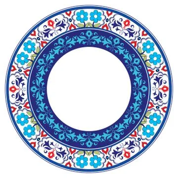 Antique Ottoman borders and frames series eight Stock Illustration