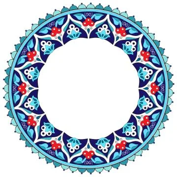 Antique Ottoman borders and frames series fifteen Stock Illustration