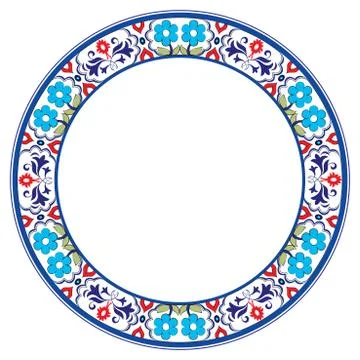 Antique Ottoman borders and frames series five Stock Illustration