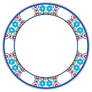 Antique Ottoman borders and frames series four Stock Illustration