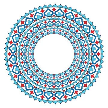 Antique Ottoman borders and frames series seven Stock Illustration