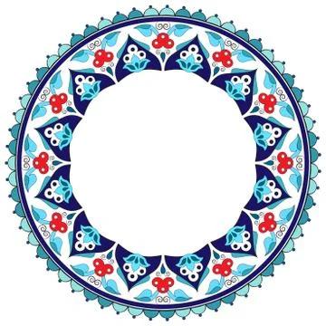 Antique Ottoman borders and frames series seventeen Stock Illustration