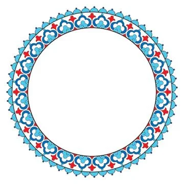 Antique Ottoman borders and frames series six Stock Illustration