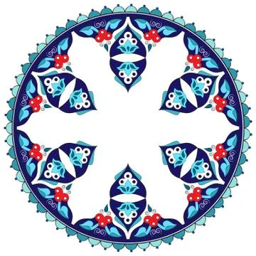 Antique Ottoman borders and frames series nineteen Stock Illustration