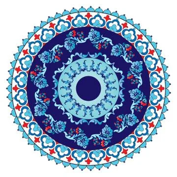 Antique Ottoman borders and frames series ten Illustrazione stock