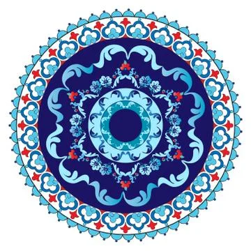 Antique Ottoman borders and frames series nine Stock Illustration