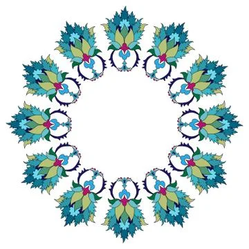 Antique Ottoman borders and frames series thirty five Stock-Illustration