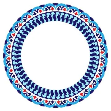 Antique Ottoman borders and frames series thirty one Stock Illustration