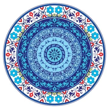 Antique Ottoman borders and frames series thirteen Stock Illustration