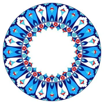 Antique Ottoman borders and frames series thirty eight Illustrazione stock