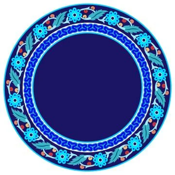 Antique Ottoman borders and frames series twenty eight Stock Illustration