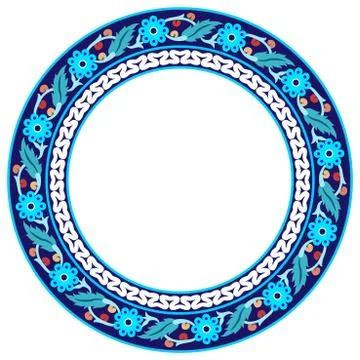 Antique Ottoman borders and frames series twenty six Stock Illustration