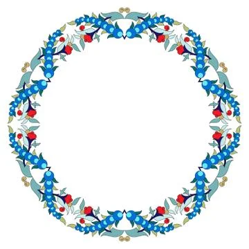 Antique Ottoman borders and frames series twenty three Stock Illustration