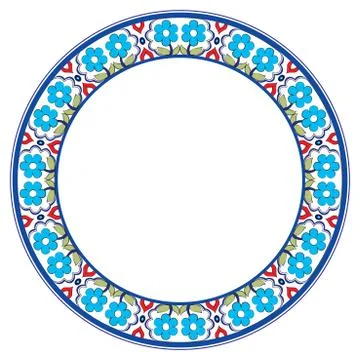 Antique Ottoman borders and frames series two Stock Illustration