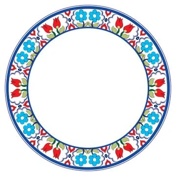 Antique Ottoman borders and frames series Stock Illustration