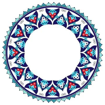 Antique Ottoman borders and frames series twenty Stock Illustration