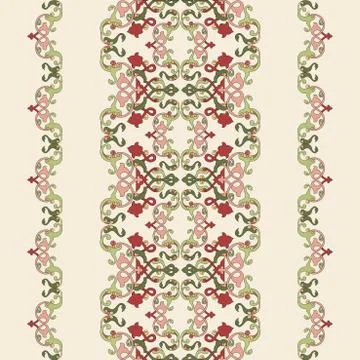 Antique Ottoman borders and frames series fifty four Stock Illustration