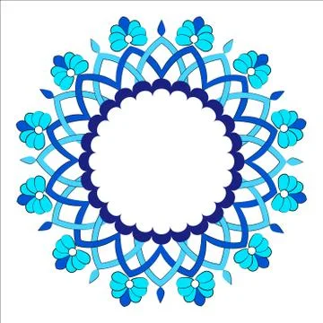 Antique ottoman turkish pattern vector design sixteen Stock Illustration