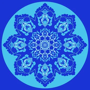 Antique ottoman turkish pattern vector design thirty one Stock Illustration