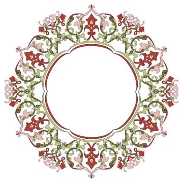 Antique ottoman turkish pattern vector design thirty five Stock-Illustration