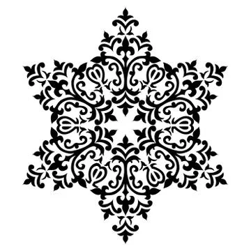 Antique ottoman turkish pattern vector design fifty six Stock Illustration