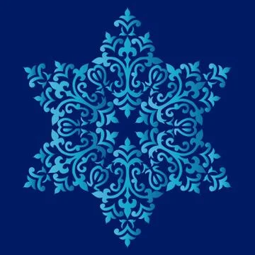 Antique ottoman turkish pattern vector design fifty seven Stock Illustration