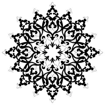 Antique ottoman turkish vector design three Stock Illustration