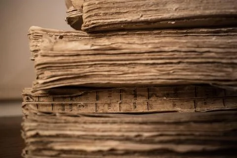 Antique pages. Stock Photos